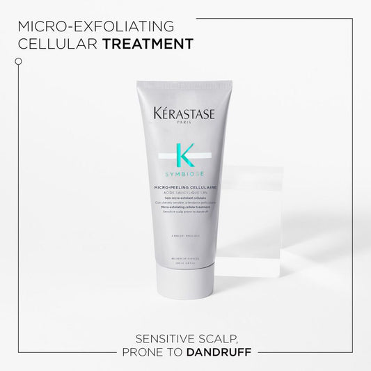 Symbiose Micro-Exfoliating Cellular Scalp Scrub for Dandruff Flakes