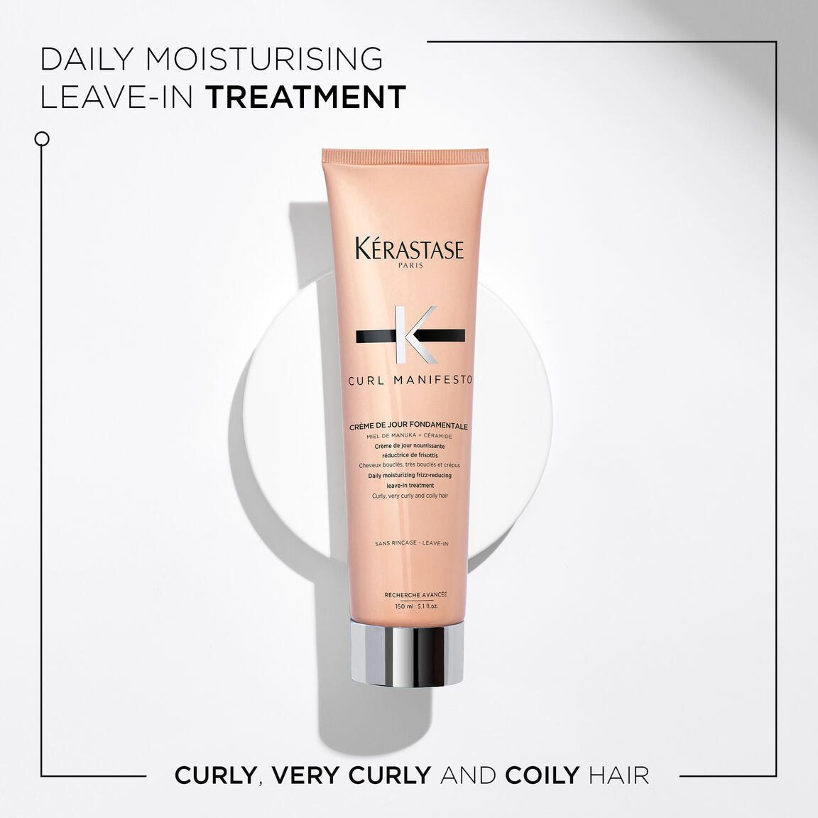 Curl Manifesto Crème de Jour Anti-Frizz Cream for Curly Hair