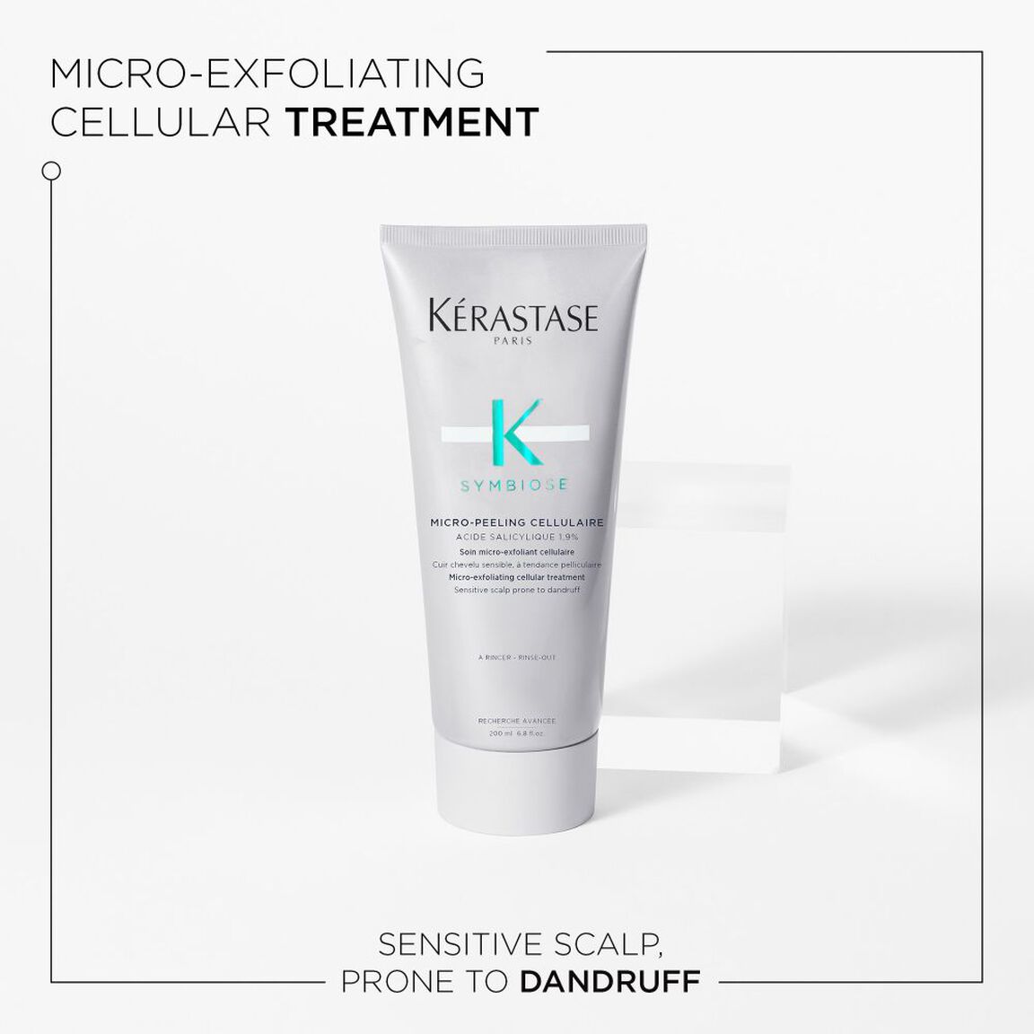 Symbiose Micro-Exfoliating Cellular Scalp Scrub for Dandruff Flakes